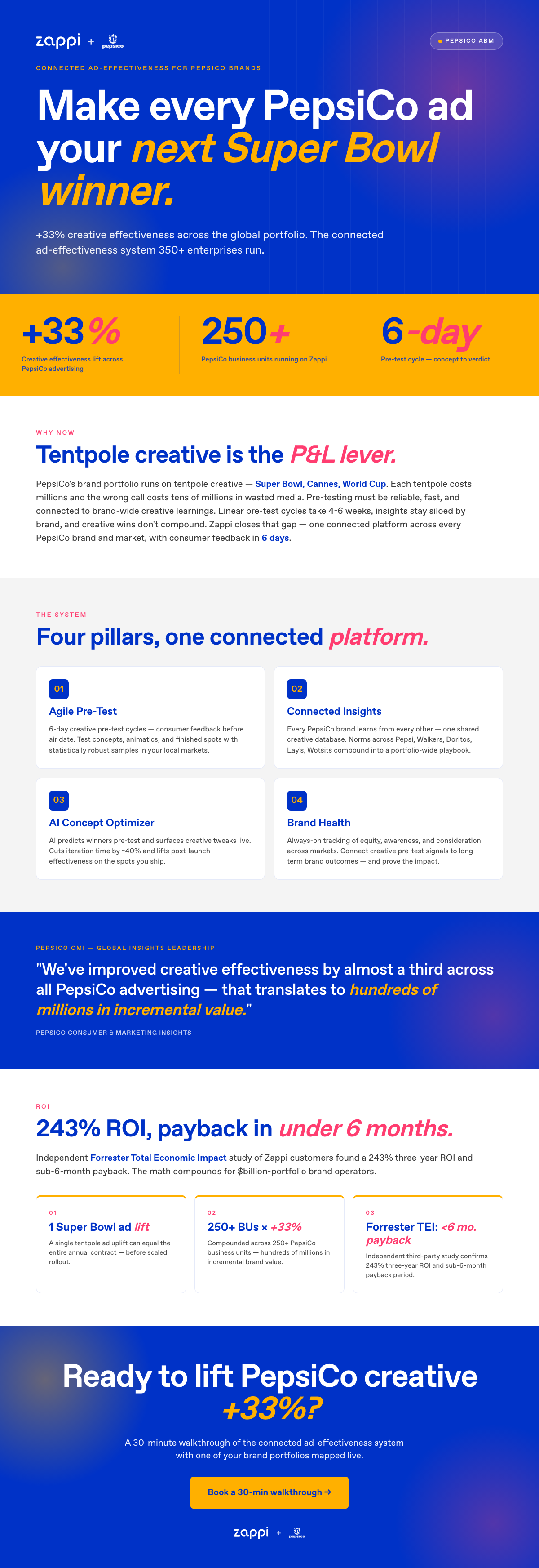 PepsiCo one-pager